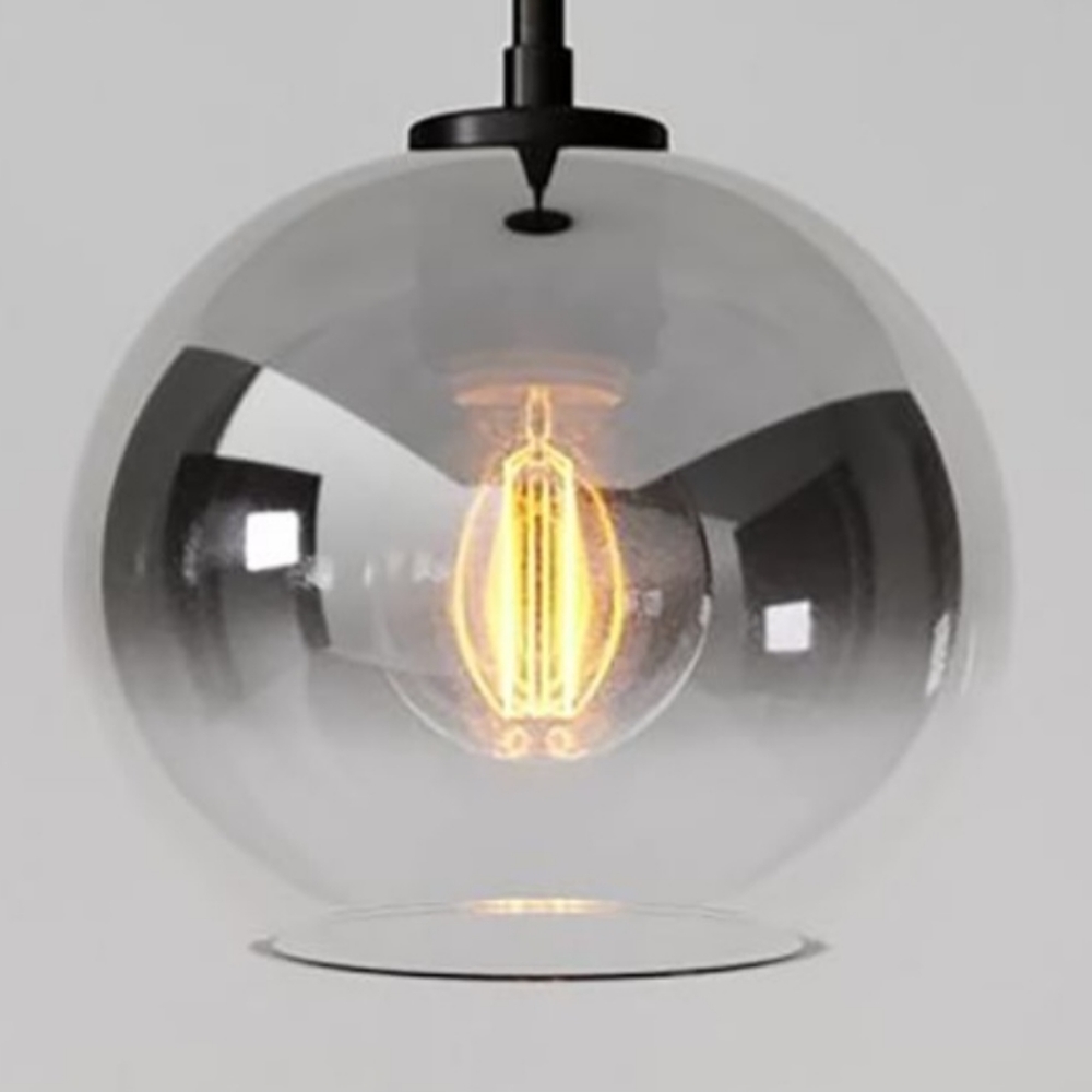 West Elm Globe Silver Ombre 11"